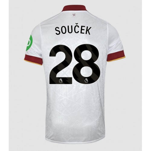 Dres West Ham United Tomas Soucek #28 Rezervni 2024-25 Kratak Rukav